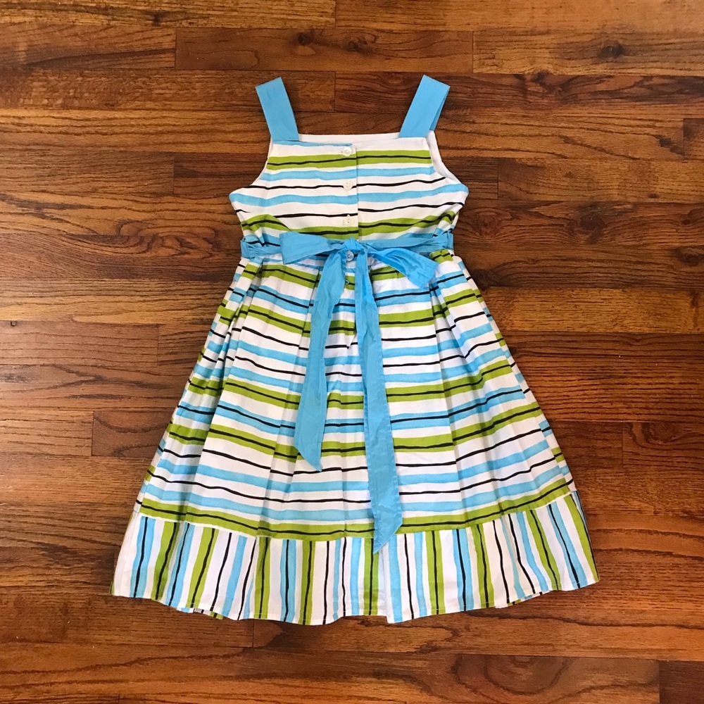 Girls Claire’s Rose Stripe Dress
Dressy Occassion Church Wedding Party Event